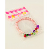 Fashion Imitation Acrylic Pearl Stretchy Bracelets for Kids BJEW-JB01056-04-2