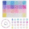 DIY Round Acrylic Beads Jewelry Making Finding Kits DIY-YW0011-64-1