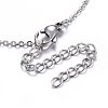 304 Stainless Steel Pendant Necklaces NJEW-H497-07-4