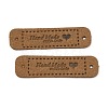 PU Leather Label Tags DIY-H131-A10-1