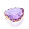 Transparent Glass Pendants KK-N283-01H-G-2