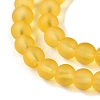 Baking Paint Transparent Glass Bead Strands X-GLAA-S031-4mm-11-3
