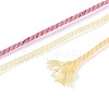 30M Segment Dyed Macrame Cotton Cord OCOR-T018-01V-3