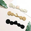 30Pcs 3 Colors Handmade Chinese Frog Knot Buttons Sets AJEW-CY0001-50-3