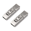 Tarnish Resistant 304 Stainless Steel Bayonet Clasps STAS-F122-34P-2