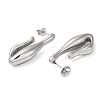 304 Stainless Steel Stud Earrings EJEW-K244-24P-2