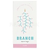 MIYUKI Seed Beads Branch Earrings Making Kits DIY-H165-03C-1