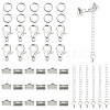 50 Pieces DIY Ribbon Ends Making Kits DIY-YW0001-99A-P-1