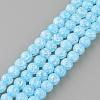 Synthetic Crackle Quartz Beads Strands GLAA-S134-8mm-13-1