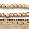 Electroplated Synthetic Non-magnetic Hematite Beads Strands G-H327-D01-04A-4