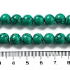 Synthetical Turquoise Gemstone Round Bead Strands TURQ-R035-8mm-02-2