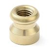 Golden Tone Round Wax Seal Brass Stamp Heads AJEW-M040-01G-B-3