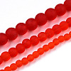 Transparent Glass Beads Strands GLAA-T032-T8mm-MD09-4