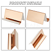 Rectangle 304 Stainless Steel Business Card Holder AJEW-WH0470-88RG-3
