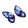 Epoxy Resin Butterfly Wings Cabochons CRES-N035-02C-2