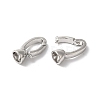 Brass Fold Over Clasps KK-H483-10P-2