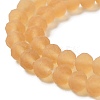 Transparent Glass Beads Strands EGLA-A034-T10mm-MD23-4