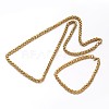 304 Stainless Steel Wheat Chain Jewelry Sets For Men SJEW-O032-04G-1