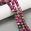 Synthetic Fossil Beads Strands G-L028-8mm-01-6