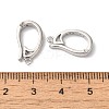 Brass Micro Pave Clear Cubic Zirconia Enhancer Shortener Pendant Bails KK-H483-03P-3