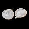 Natural Quartz Crystal Pendants X-G-B009-07G-W-4