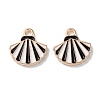 Alloy Enamel Pendants ENAM-O001-02A-G-1