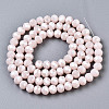 Electroplate Glass Beads Strands EGLA-A034-P4mm-A08-3