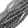 Baking Paint Transparent Glass Beads Strands X-GLAA-S031-12mm-12-1