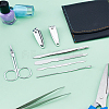 PVC Leather Case & Zinc Alloy & Carbon Steel Manicure Tools Sets: EarPicks MRMJ-WH0086-62B-1