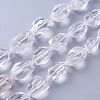 Natural Quartz Crystal Beads Strands G-P434-39-2