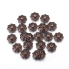 Tibetan Style Bead Caps TIBEB-00955-R-NR-2