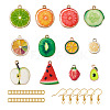 DIY Fruit Theme Earrings Making Kits DIY-PJ0001-05-2