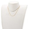 Brass Cable Chain Necklace Makings NJEW-JN03384-4
