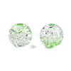 Transparent Crackle Acrylic Beads CACR-N002-25B-4