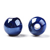 Glazed Porcelain Round Beads PORC-S489-8mm-05-2