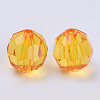 Transparent Acrylic Beads TACR-Q257-6mm-V-3