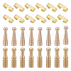 16Pcs Brass Bolo Tie Slide Clasps KK-NB0004-19-1