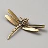 Dragonfly Brass Display Decorations for Home Desktop Decoration AJEW-WH0561-53-2