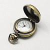 Vintage Zinc Alloy Rhinestone Quartz Watch Heads WACH-R008-12-3