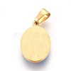 304 Stainless Steel Pendants X-STAS-F185-24G-2