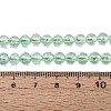 Dyed Transparent Crackle Glass Beads Strands GLAA-Q108-01A-A05-4
