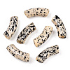 Opaque Spray Painted Acrylic Beads LS-X-MACR-S372-001F-B08-1