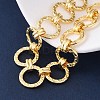 Brass Ring Chain Link  Bracelets for Women Men LS-BJEW-K273-16G-3