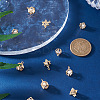  Jewelry 16Pcs 4 Style Brass Clear Cubic Zirconia Charms ZIRC-PJ0001-08-5