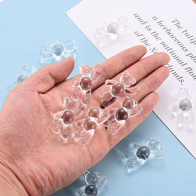 Transparent Acrylic Beads X-MACR-S373-01B-205-1