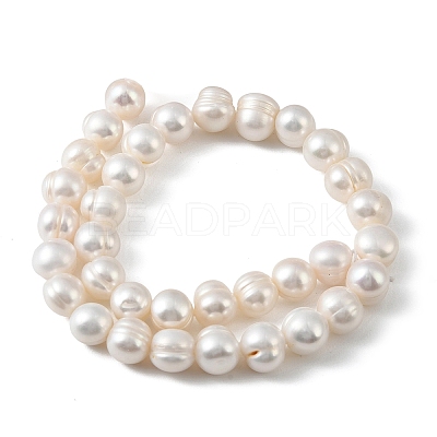Natural Cultured Freshwater Pearl Beads Strands PEAR-L034-18D-1