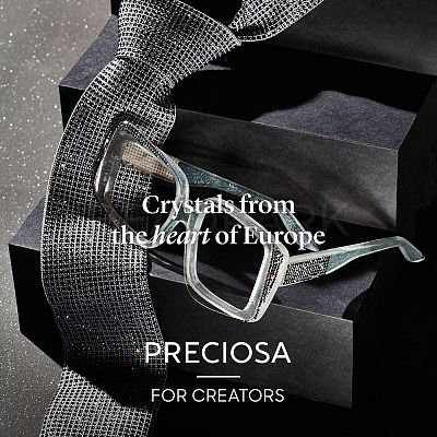 Preciosa® Crystal Hotfix Flatback Stones Y-PRC-HSS8-50230-200-1