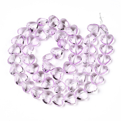 Transparency Glass Beads Strands X1-GLAA-T023-13G-1