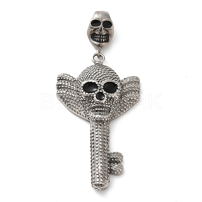 Halloween 304 Stainless Steel Enamel Pendants STAS-Q317-05B-AS-1