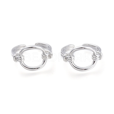 Brass Cuff Rings RJEW-F103-01-P-1